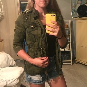 Army Green Camo Jacket